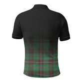 McKinnon Hunting Ancient Tartan Crest Polo Shirt - Thistle Black Style
